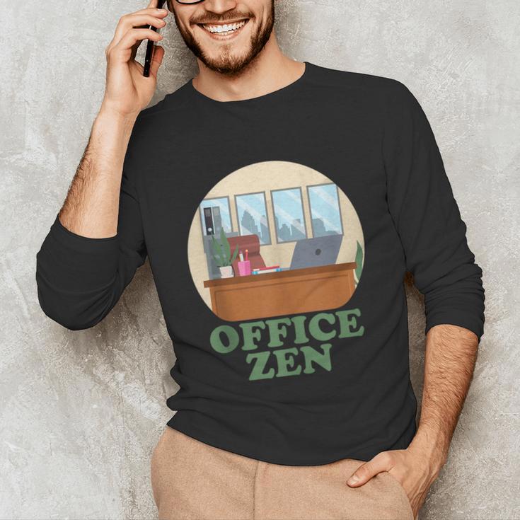 Office Zen Introvert Office Staff Secretary Employee Admin Unisex Long Sleeve T-Shirt Office Zen Introvert Office Staff Secretary Employee Admin Unisex Long Sleeve T-Shirt
