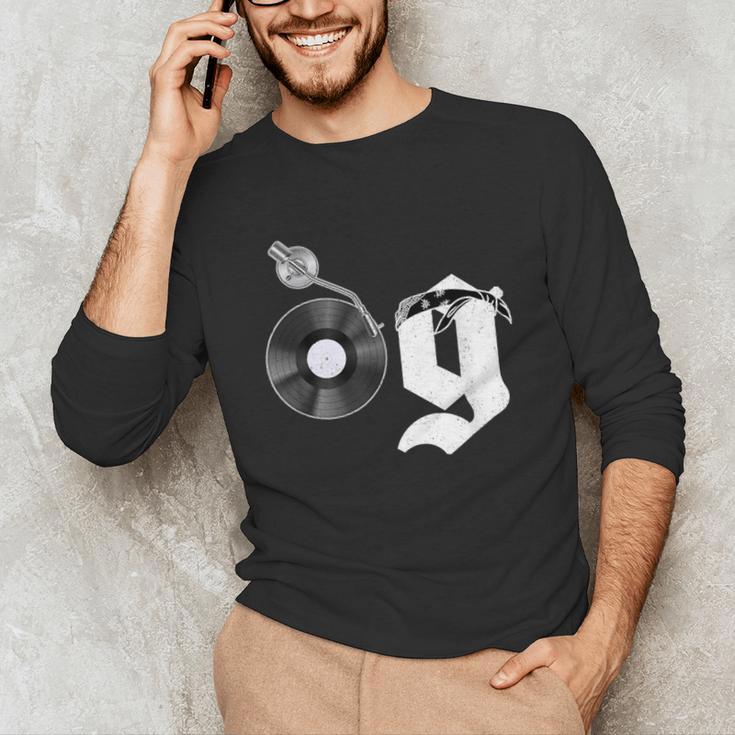 Old School Dad OG Hip Hop Head Vinyl Retro 80s90s Nostalgia Unisex Long Sleeve T-Shirt Old School Dad OG Hip Hop Head Vinyl Retro 80s90s Nostalgia Unisex Long Sleeve T-Shirt
