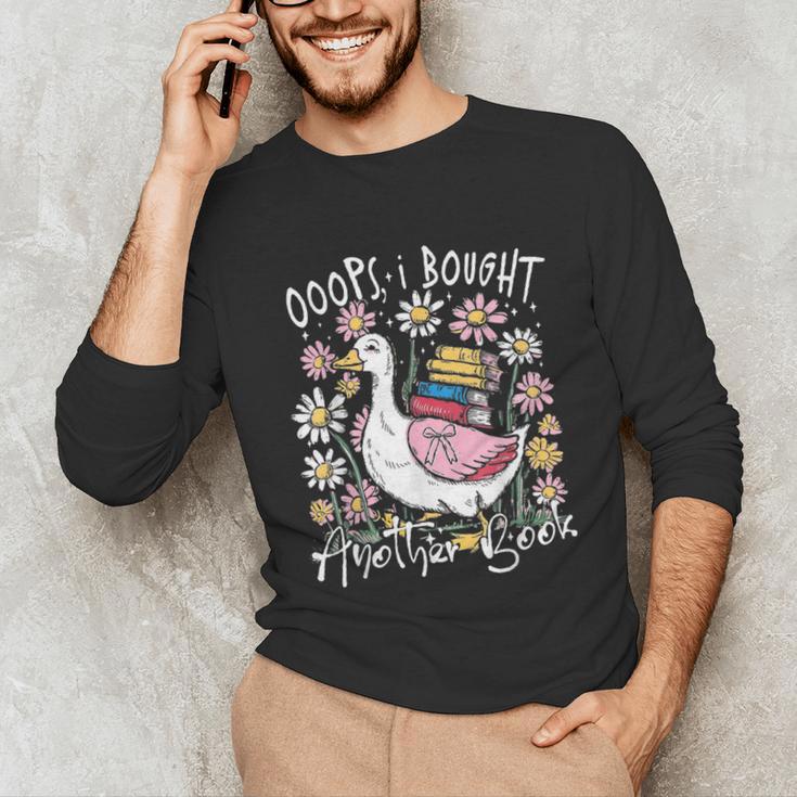 Oops I Bought Another Book Goose Bookish Unisex Long Sleeve T-Shirt Oops I Bought Another Book Goose Bookish Unisex Long Sleeve T-Shirt