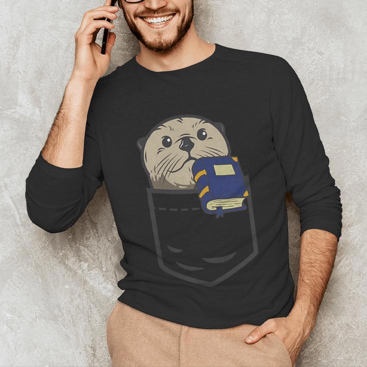 Otter Cute Read Reading Book Librarian Across America Kids Unisex Long Sleeve T-Shirt Otter Cute Read Reading Book Librarian Across America Kids Unisex Long Sleeve T-Shirt