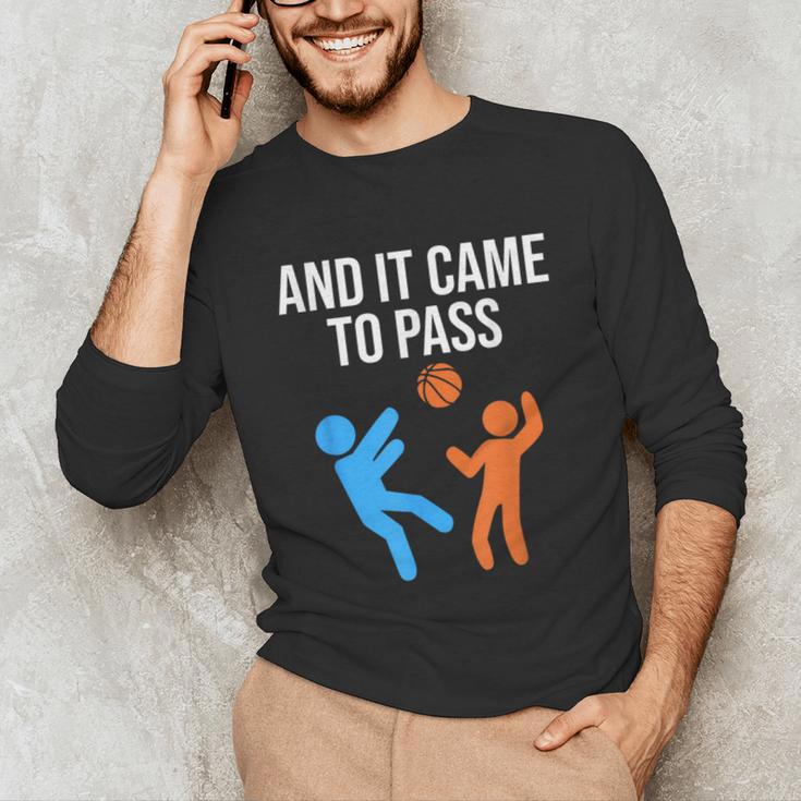 And It Came To Pass Book Of Mormon LDS Missionary Unisex Long Sleeve T-Shirt And It Came To Pass Book Of Mormon LDS Missionary Unisex Long Sleeve T-Shirt