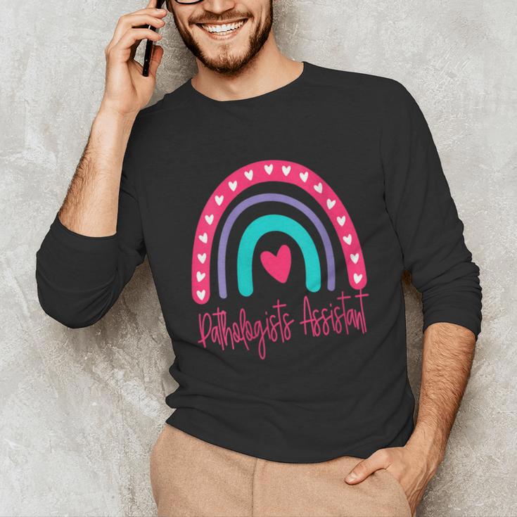 Pathologists' Assistant Graduation 2023 Boho Rainbow Unisex Long Sleeve T-Shirt