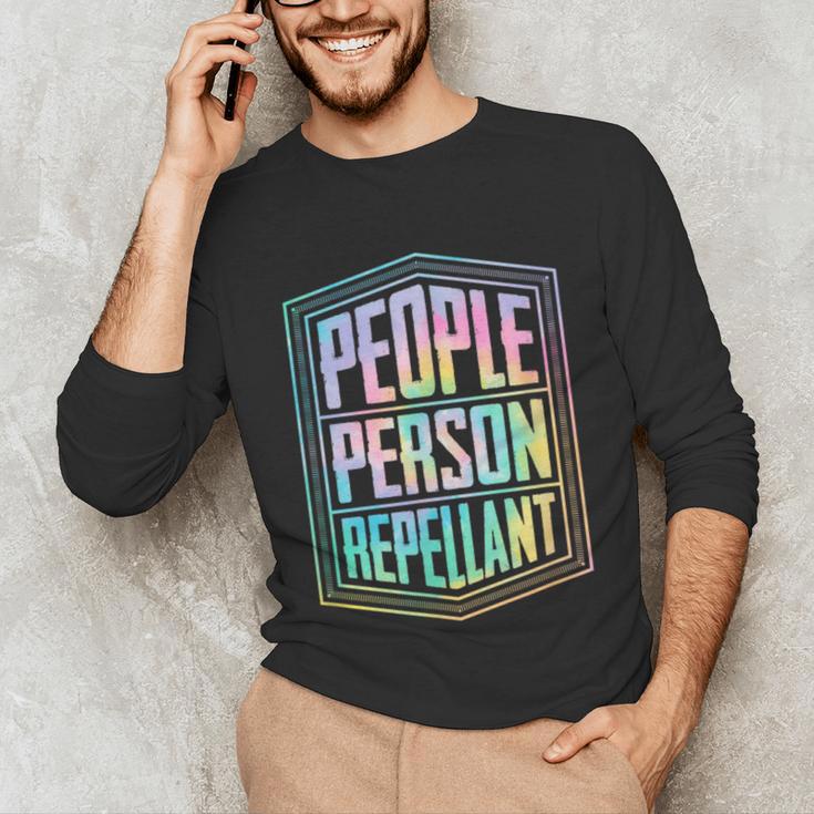 People Person Repellant Antisocial Introvert Unisex Long Sleeve T-Shirt People Person Repellant Antisocial Introvert Unisex Long Sleeve T-Shirt