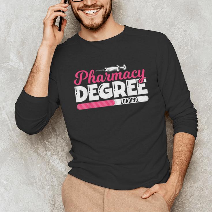 Pharmacy Degree Loading Future Pharmacist Graduation Unisex Long Sleeve T-Shirt