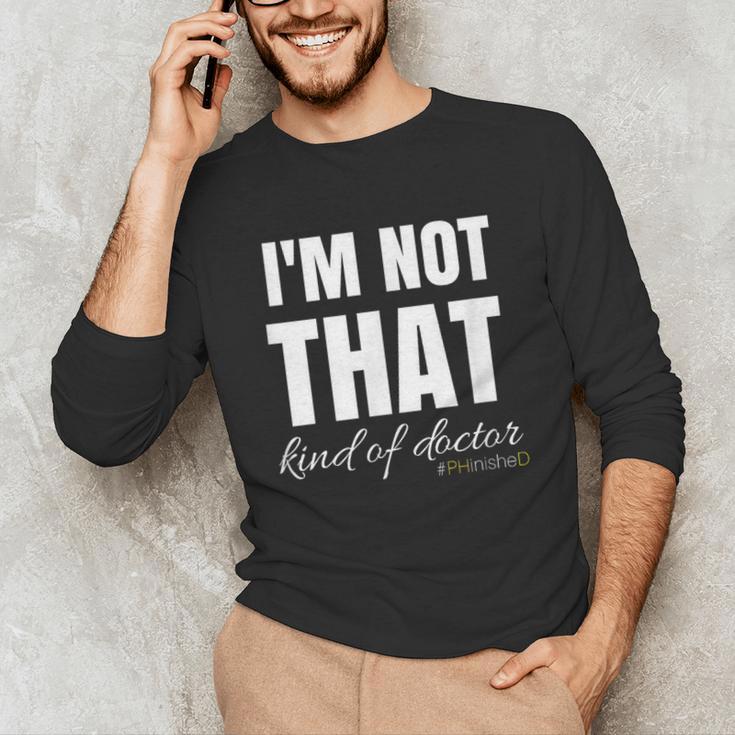 PhD Phinished 2018 PhD Graduation Tshirt Unisex Long Sleeve T-Shirt