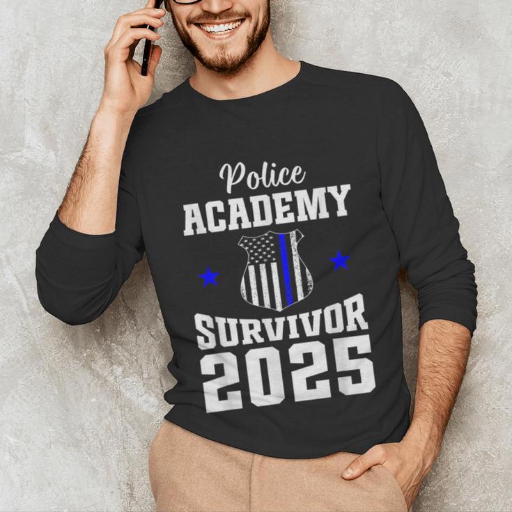Police Academy Survivor 2025 Graduation Police School Unisex Long Sleeve T-Shirt