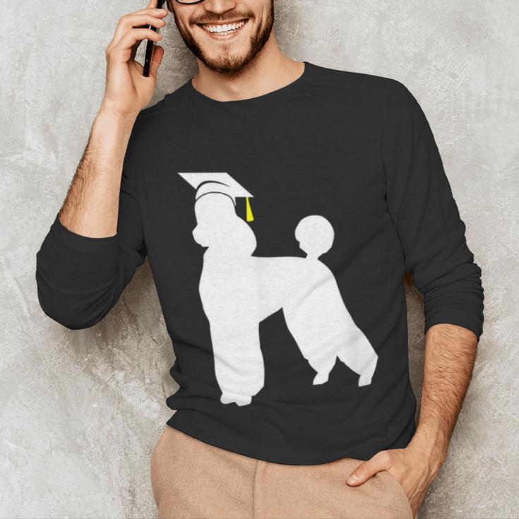 Poodle Graduation Dog Graduate Unisex Long Sleeve T-Shirt