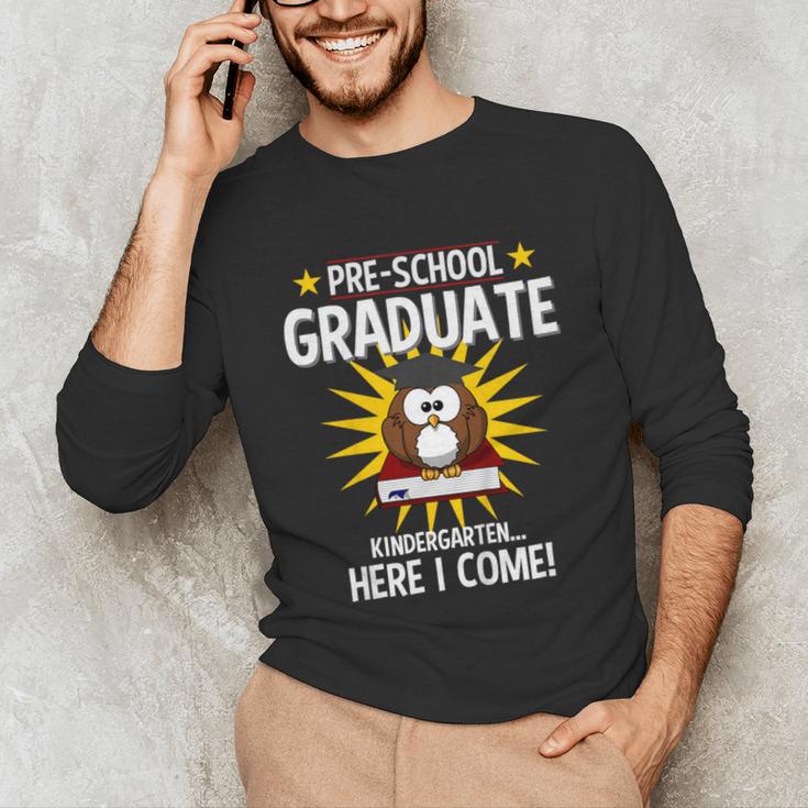 Pre K Graduation Shirt 2019 PreSchool Graduate Toddler Unisex Long Sleeve T-Shirt