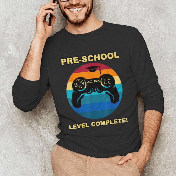 Pre-School Level Complete Graduation Video Gamer PreschoolUnisex Long Sleeve T-Shirt