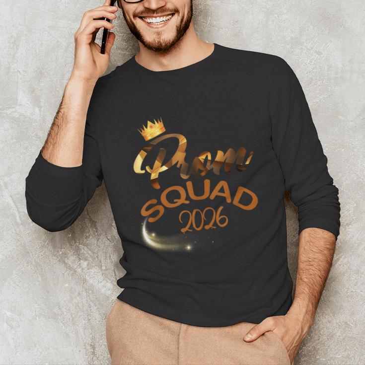 Prom Squad 2026 Cute Senior Class Of 2026 Graduation Party Unisex Long Sleeve T-Shirt