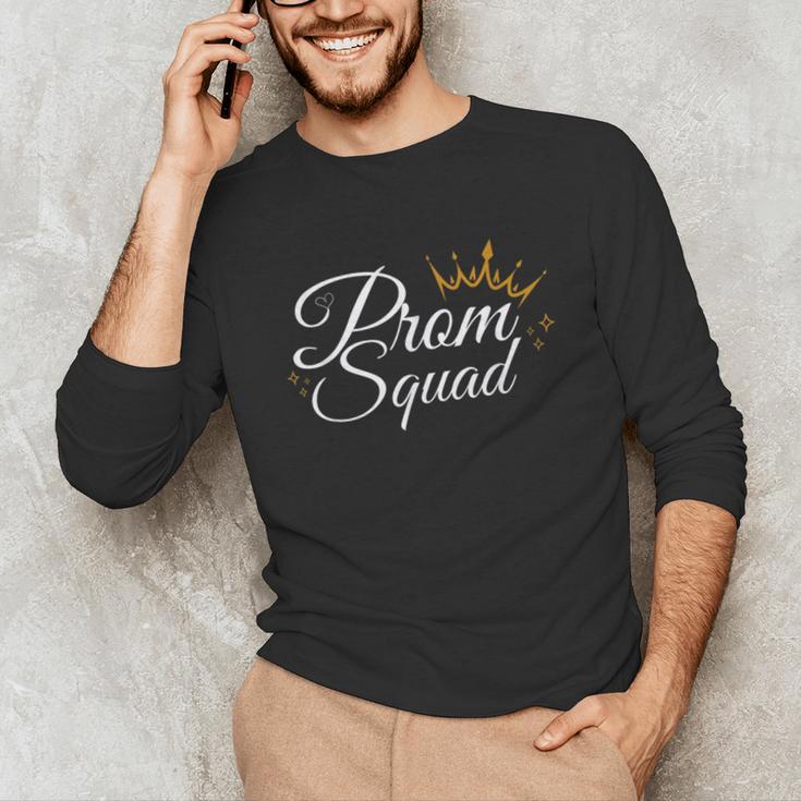 Prom Squad School Graduation Party 2025 Friends Matching Unisex Long Sleeve T-Shirt