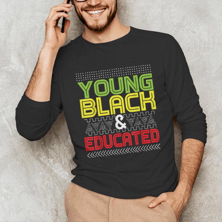 Proud African American Educated Graduation Unisex Long Sleeve T-Shirt