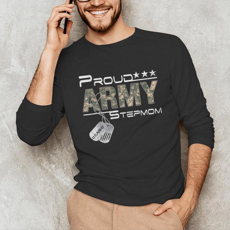 Proud Army Stepmom Army Graduation Stepmom US Army Stepmom Unisex Long Sleeve T-Shirt