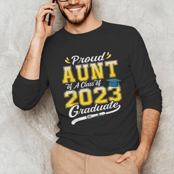 Proud Aunt Of a Class Of 2023 Graduate Senior Graduation Unisex Long Sleeve T-Shirt