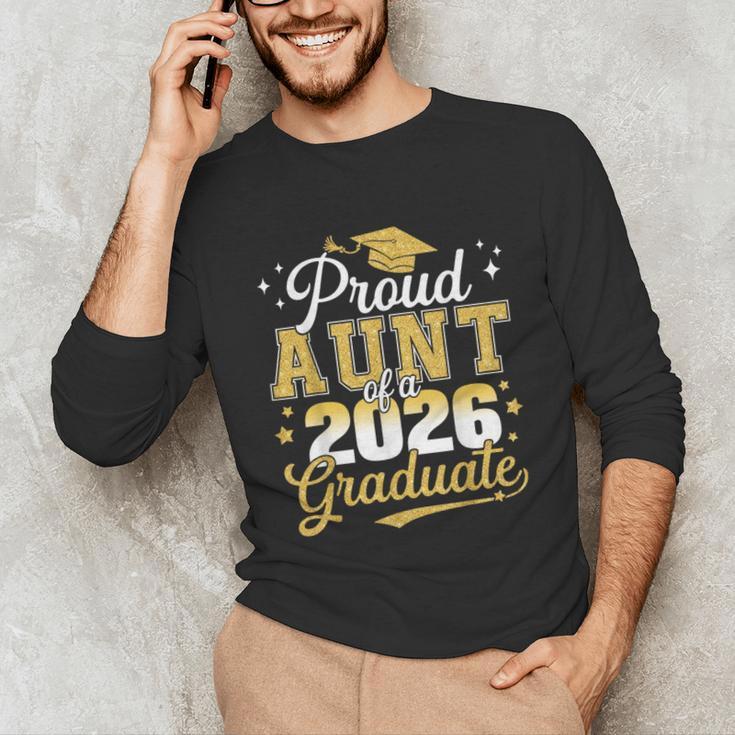 Proud Aunt Of a Class Of 2026 Graduate Senior Graduation Unisex Long Sleeve T-Shirt