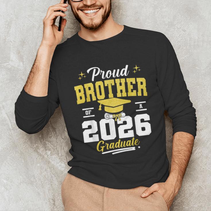 Proud Brother Of a Class Of 2026 Graduate Senior Graduation Unisex Long Sleeve T-Shirt