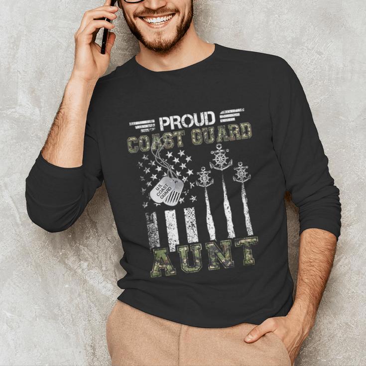 Proud Coast Guard Aunt US Coast Guard Graduation Aunt Unisex Long Sleeve T-Shirt
