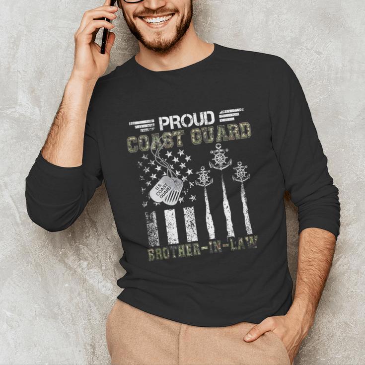 Proud Coast Guard Brother-In-Law US Coast Guard Graduation Unisex Long Sleeve T-Shirt
