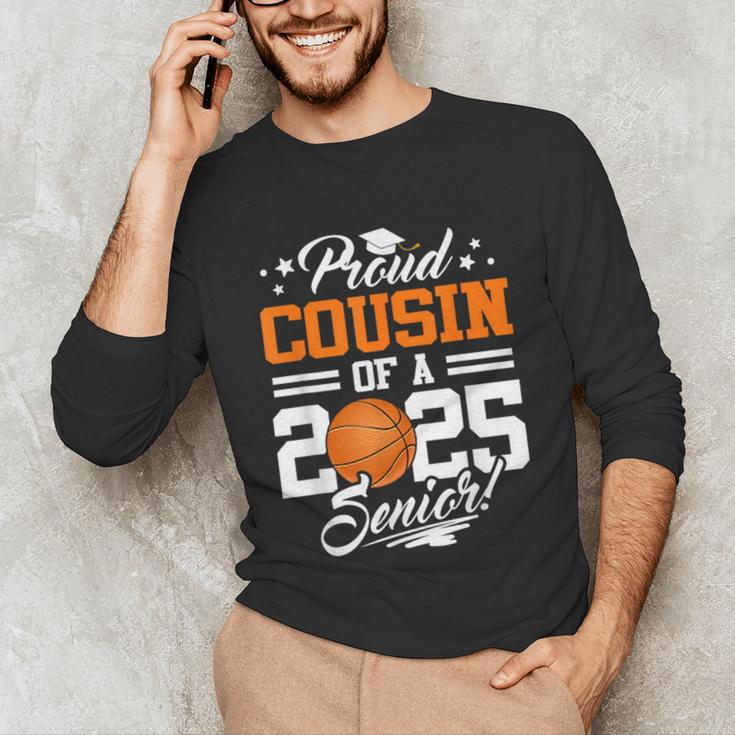 Proud Cousin Of A 2025 Senior Basketball Graduation Unisex Long Sleeve T-Shirt