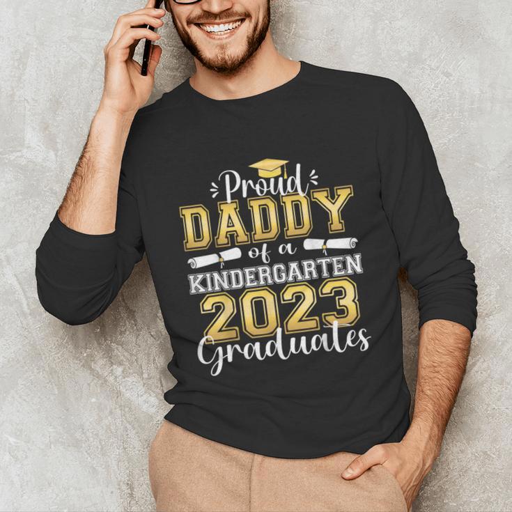 Proud Daddy Of Kindergarten Graduate 2023 Graduation Daddy Unisex Long Sleeve T-Shirt