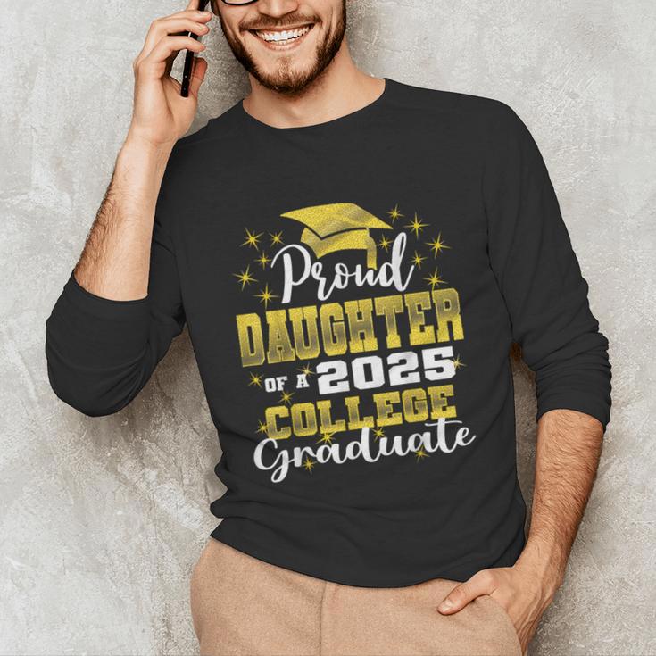 Proud Daughter Of 2025 College Graduate Family 24 Graduation Unisex Long Sleeve T-Shirt