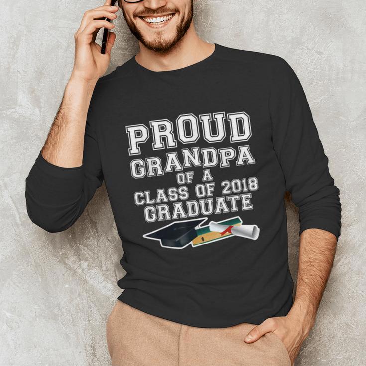 Proud Grandfather Graduation Grandpa Of Grad 2018 Shirt Unisex Long Sleeve T-Shirt