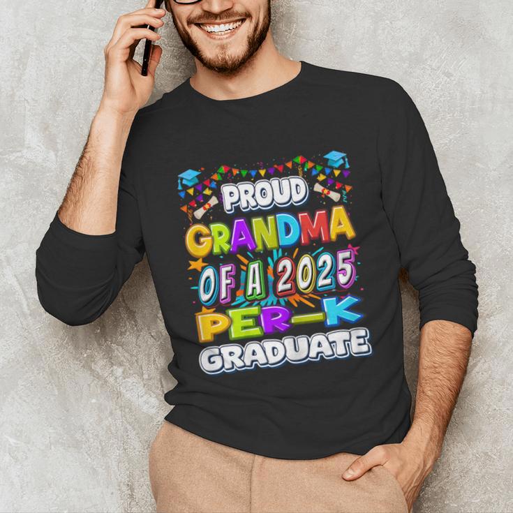 Proud GRANDMA Of a 2025 PRE-K Graduate -Graduation Unisex Long Sleeve T-Shirt