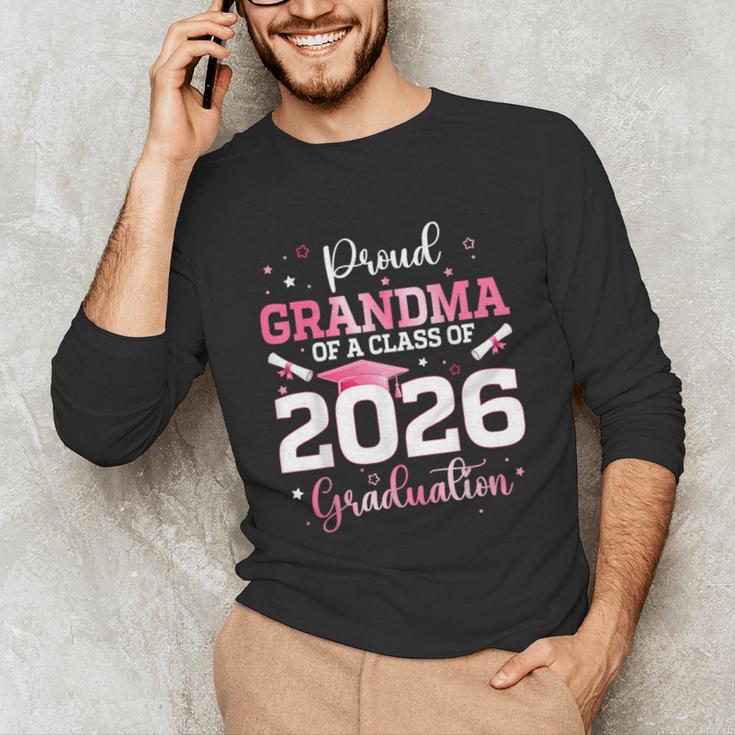 Proud Grandma Of A 2026 Senior Class Of 2026 Graduation Unisex Long Sleeve T-Shirt