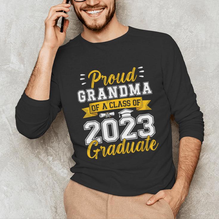 Proud Grandma Of a Class Of 2023 Graduate Senior Graduation Unisex Long Sleeve T-Shirt