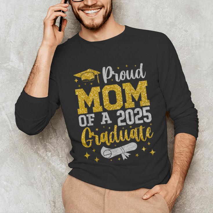 Proud Mom Of A 2025 Graduate Senior Class Of 2025 Graduation Unisex Long Sleeve T-Shirt