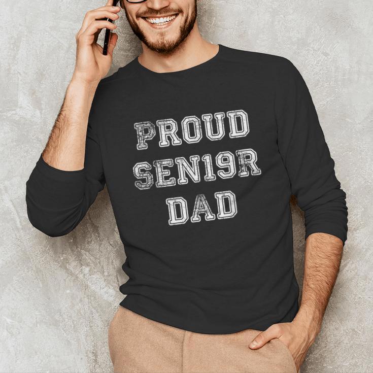 Proud Senior Dad 2019 High School Graduation Shirt Dad Tee Unisex Long Sleeve T-Shirt