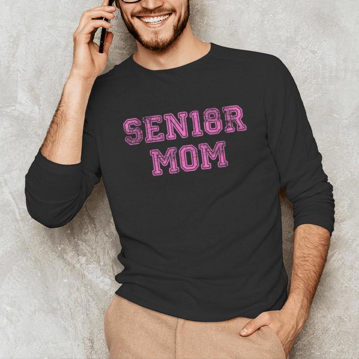 Proud Senior Mom 2018 High School Graduation Shirt Mom Tee Unisex Long Sleeve T-Shirt