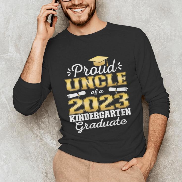Proud Uncle Of Kindergarten Graduate 2023 Graduation Uncle Unisex Long Sleeve T-Shirt