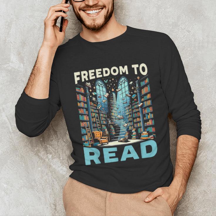 Read Banned Books Bookworm Book Lover Reading Literature Unisex Long Sleeve T-Shirt