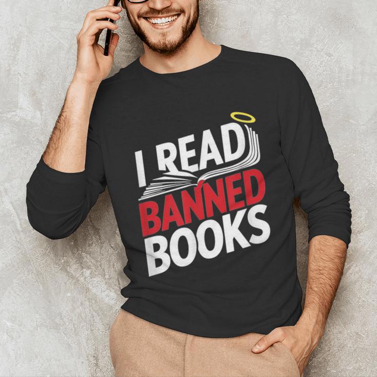 I Read Banned Books Defiant And Bold Unisex Long Sleeve T-Shirt