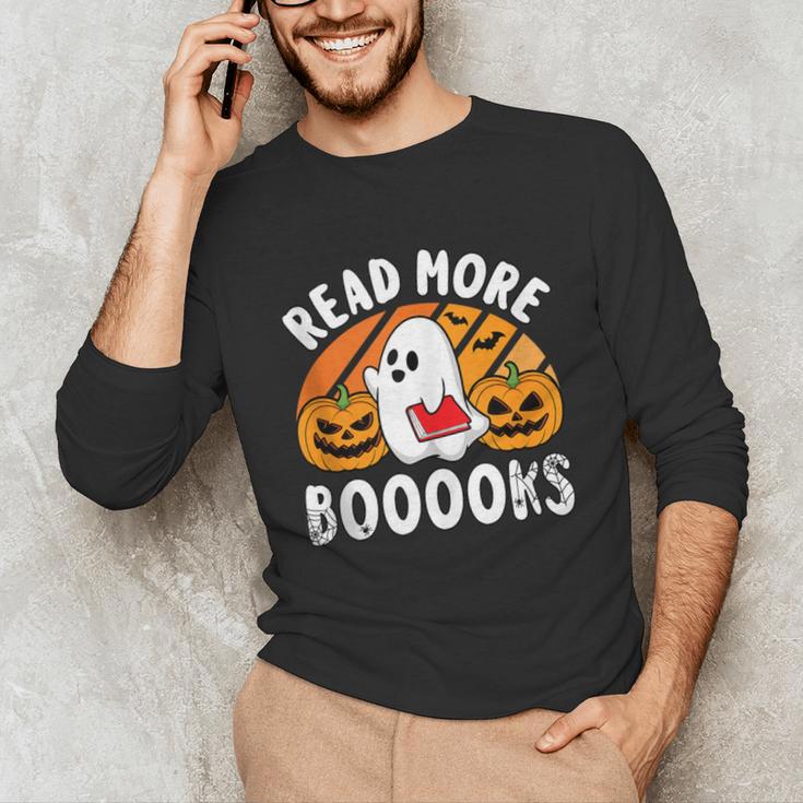 Read More Books Teacher Halloween Men Women Unisex Long Sleeve T-Shirt Read More Books Teacher Halloween Men Women Unisex Long Sleeve T-Shirt