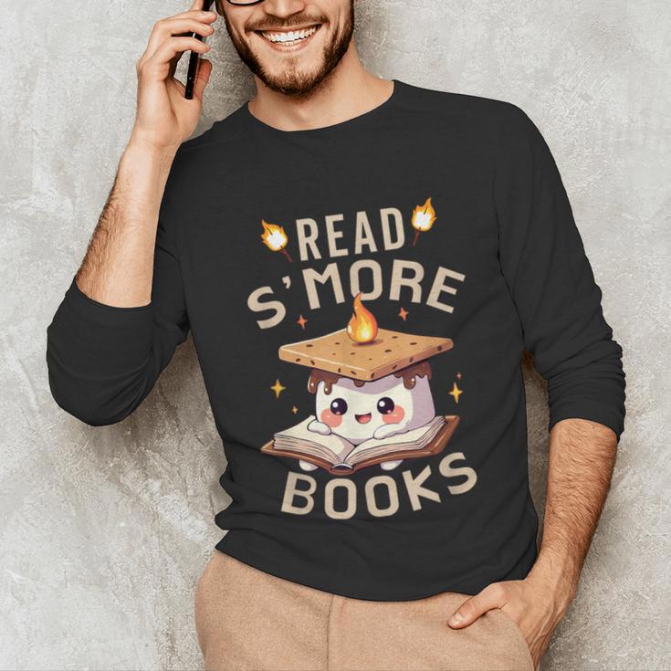 Read S'More Book Marshmallow Book Reading Lover Unisex Long Sleeve T-Shirt Read S'More Book Marshmallow Book Reading Lover Unisex Long Sleeve T-Shirt