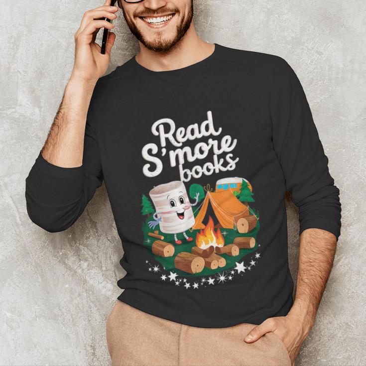 Read S'More Books Around Campfire National Book Week Unisex Long Sleeve T-Shirt Read S'More Books Around Campfire National Book Week Unisex Long Sleeve T-Shirt