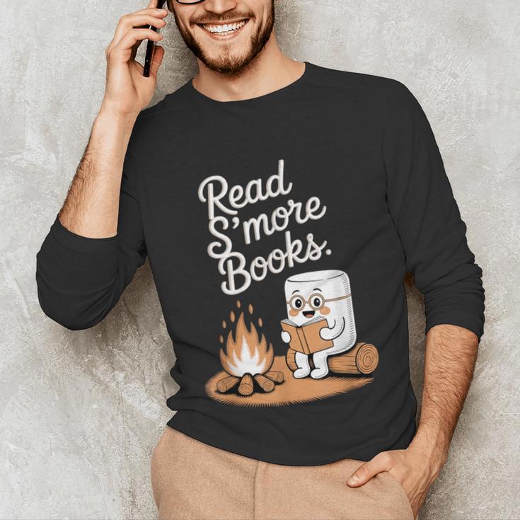 Read S'More Books Camping Outdoors Reading Campfire Smores Unisex Long Sleeve T-Shirt Read S'More Books Camping Outdoors Reading Campfire Smores Unisex Long Sleeve T-Shirt