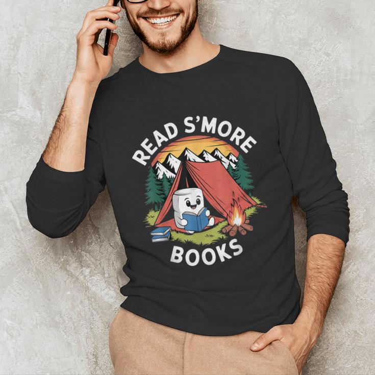 Read S'More Books Reading Camping Smores Kawaii S'Mores Unisex Long Sleeve T-Shirt