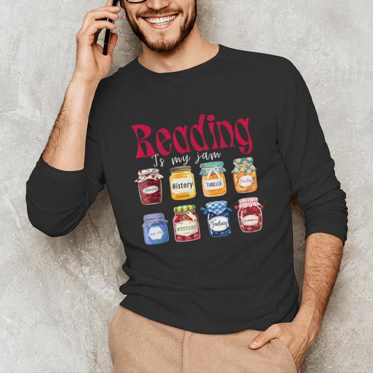 Reading Is My Jam Teacher Student Book Lovers Unisex Long Sleeve T-Shirt Reading Is My Jam Teacher Student Book Lovers Unisex Long Sleeve T-Shirt