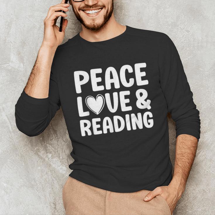 Reading I Love Books And Reading Unisex Long Sleeve T-Shirt