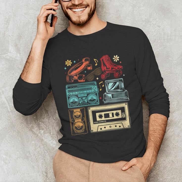 Retro Cassette 70s 80s 90s Music Vintage Party Nostalgia Unisex Long Sleeve T-Shirt Retro Cassette 70s 80s 90s Music Vintage Party Nostalgia Unisex Long Sleeve T-Shirt