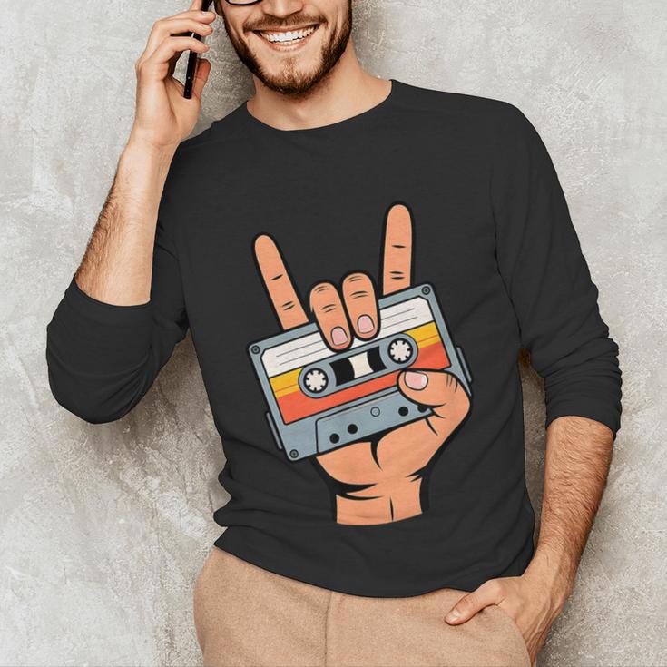 Retro Cassette Tape For 80s & 90s Nostalgia Unisex Long Sleeve T-Shirt Retro Cassette Tape For 80s & 90s Nostalgia Unisex Long Sleeve T-Shirt