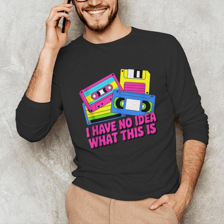 Retro Cassette Vintage 80s Nostalgia Unisex Long Sleeve T-Shirt