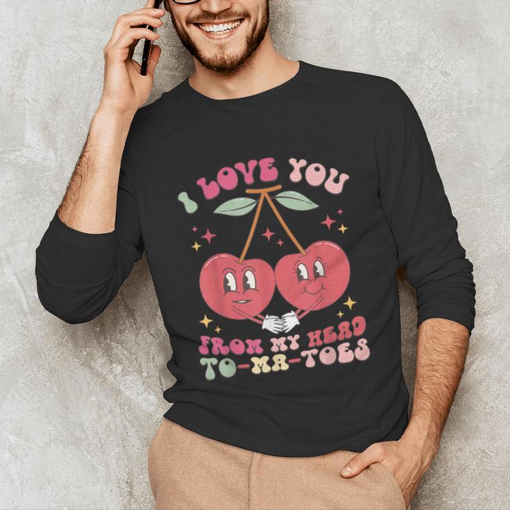 Retro Cherry Love 90s Nostalgia Unisex Long Sleeve T-Shirt