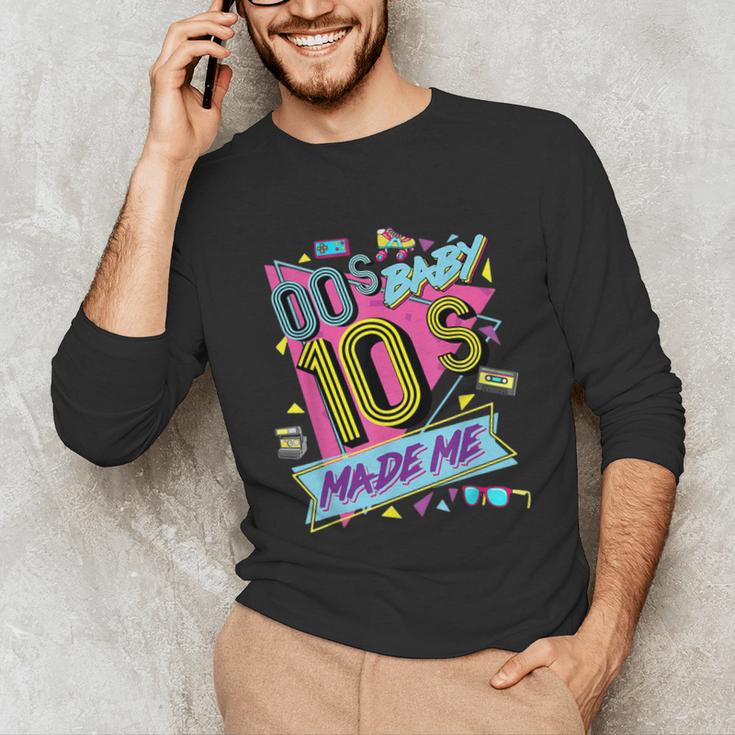 Retro Vintage 00's Baby 10's Made Me Nostalgia Classic Unisex Long Sleeve T-Shirt