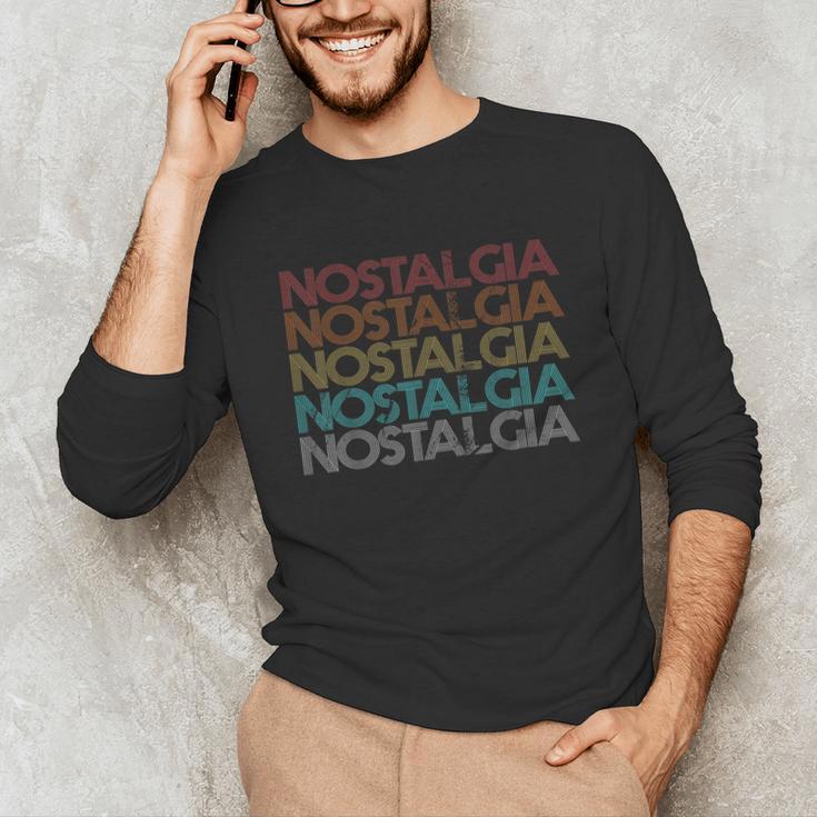 Retro Vintage Nostalgia Unisex Long Sleeve T-Shirt