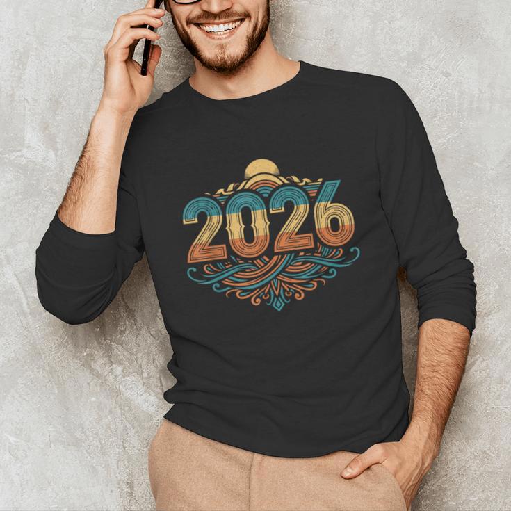 Retro Vintage Style 2026 Nostalgia Sunset Family Reunion Unisex Long Sleeve T-Shirt Retro Vintage Style 2026 Nostalgia Sunset Family Reunion Unisex Long Sleeve T-Shirt