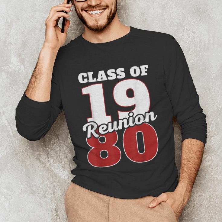 Reunion 1980 Class Of 1980 Reunion 80 Graduation 1980 Unisex Long Sleeve T-Shirt